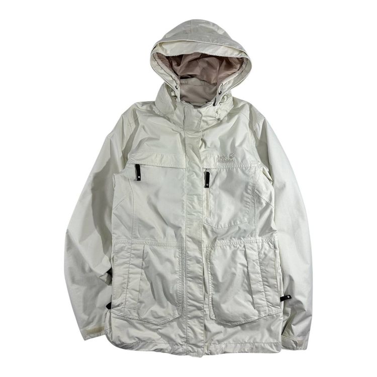 Jack Wolfskin Hooded Jacket Giacca con Cappuccio e logo ricamato Donna (S/M)